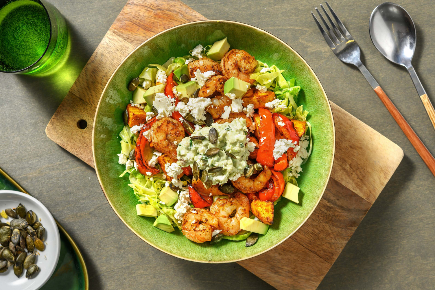 Carb Smart Cumin-Spiced Shrimp