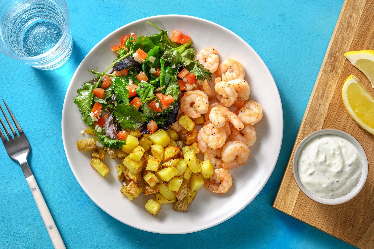 Seared Greek-Style Shrimp