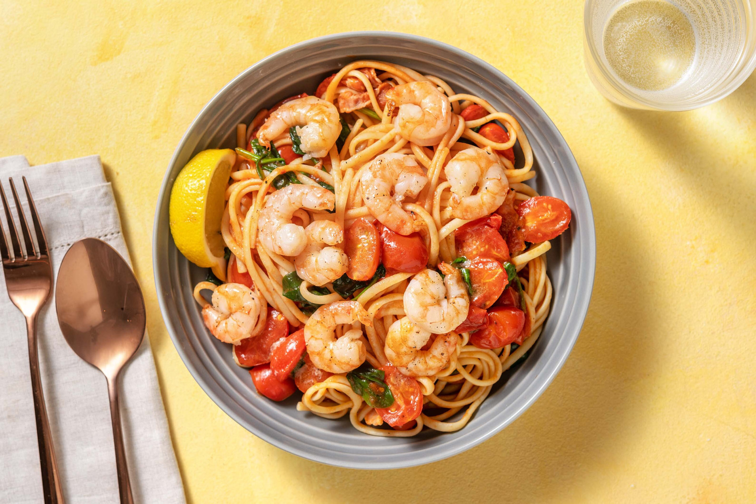 Lemony Shrimp Scampi