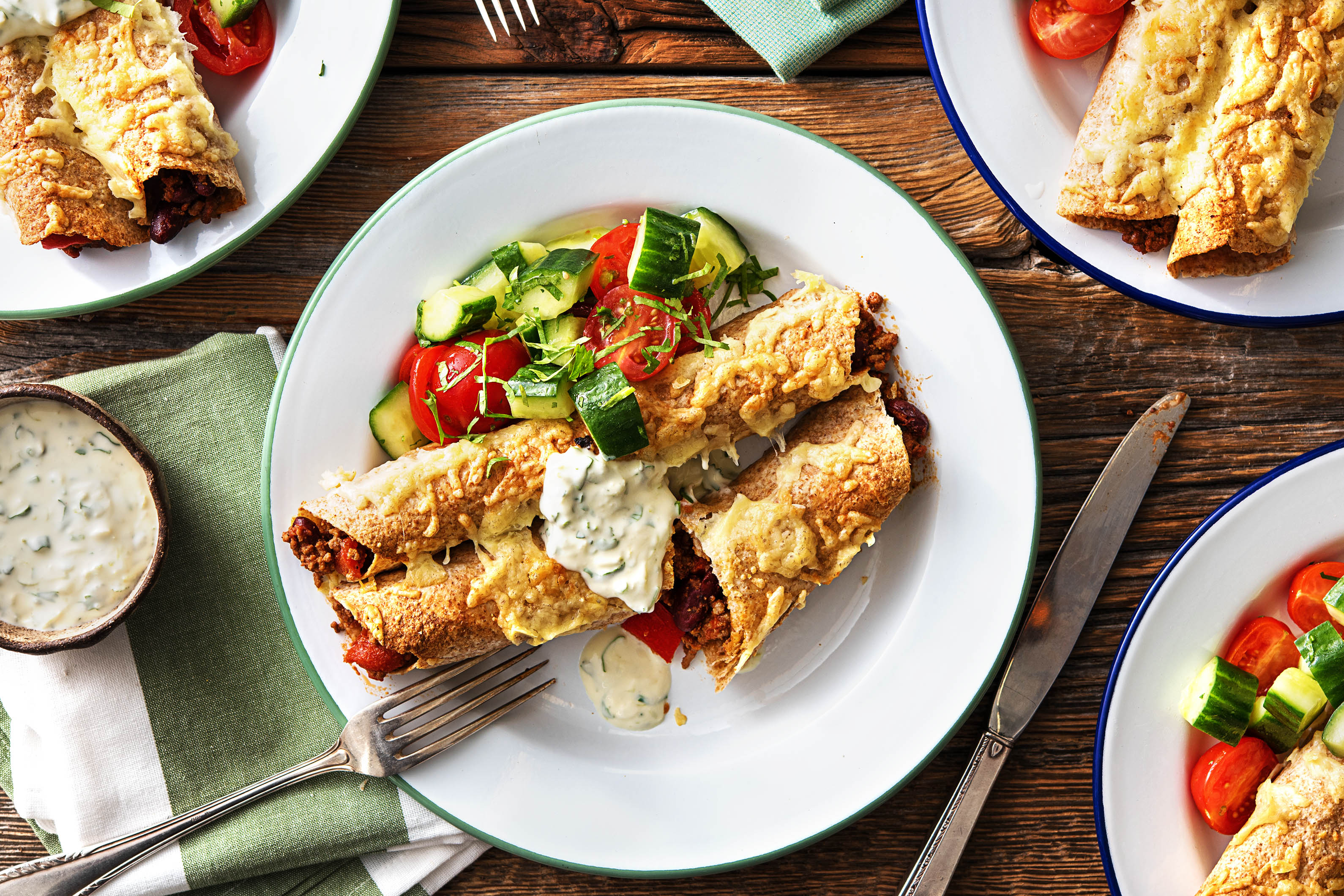 Crispy Cheese Enchiladas