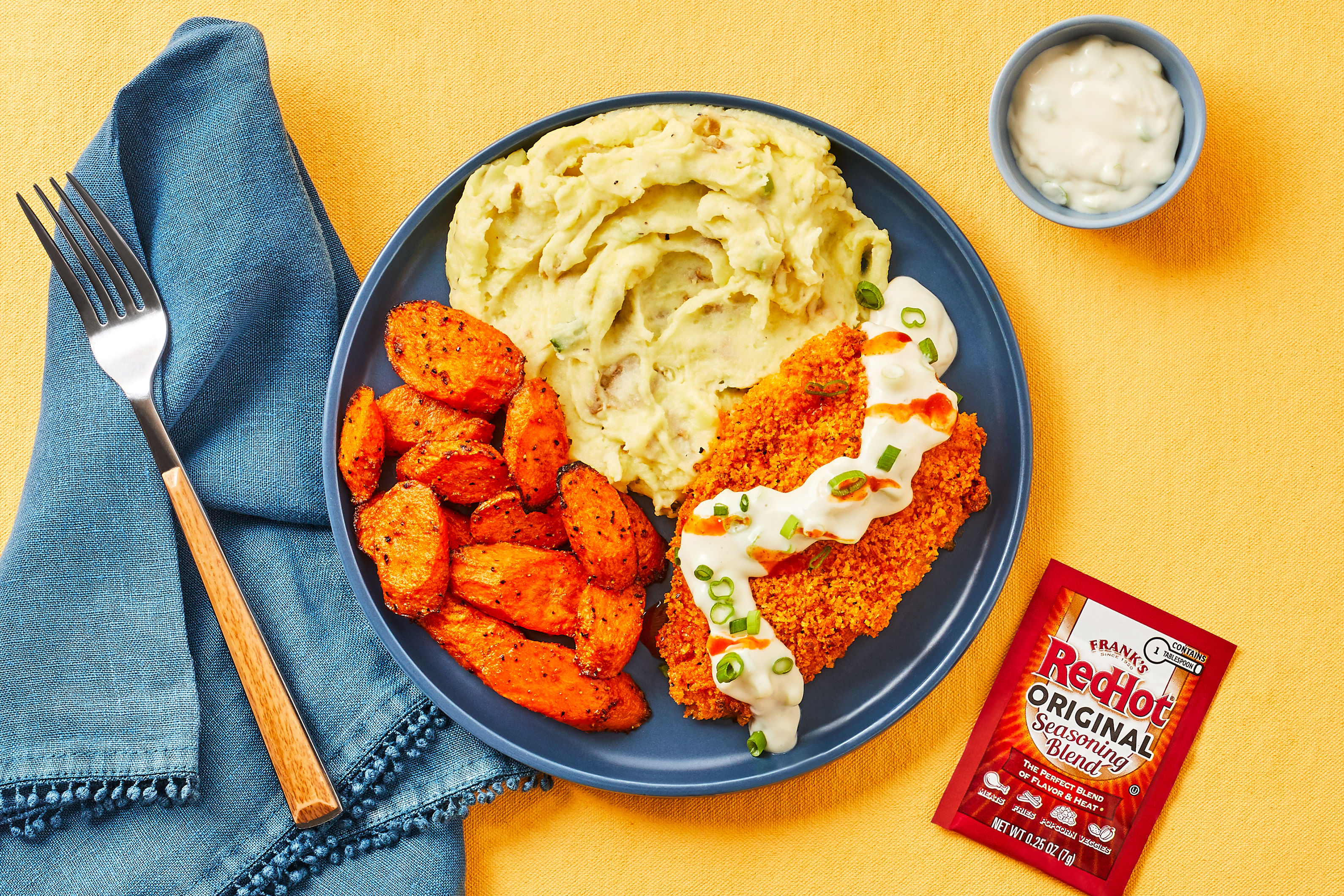 Crispy Frank’s RedHot®-Spiced Chicken
