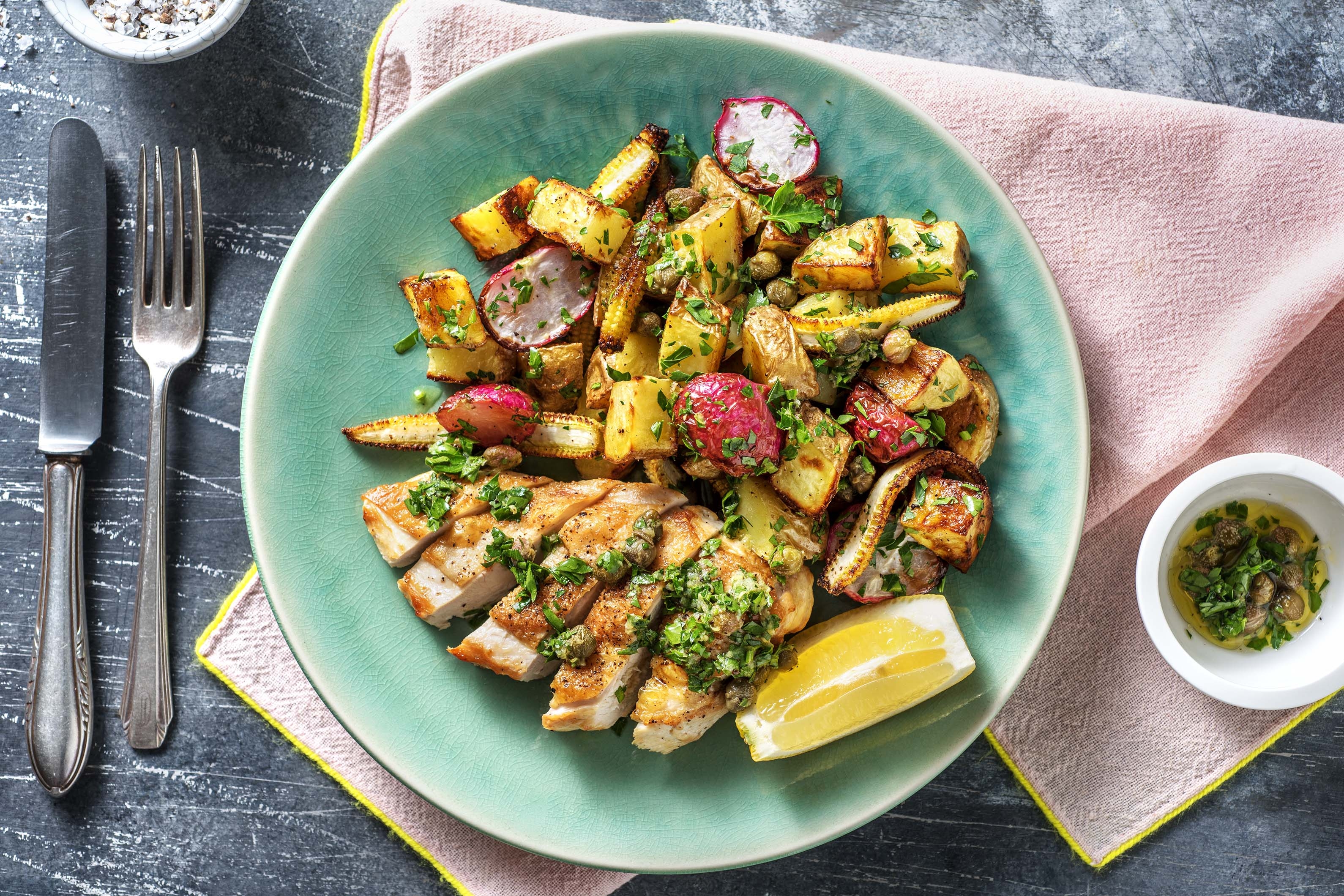 Crispy- Skinned Chicken Breast