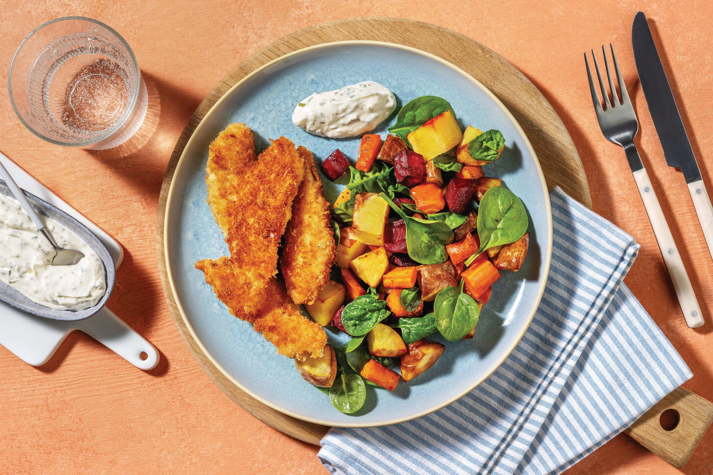 Parmesan Crumbed Garlic & Herb Chicken Tenders