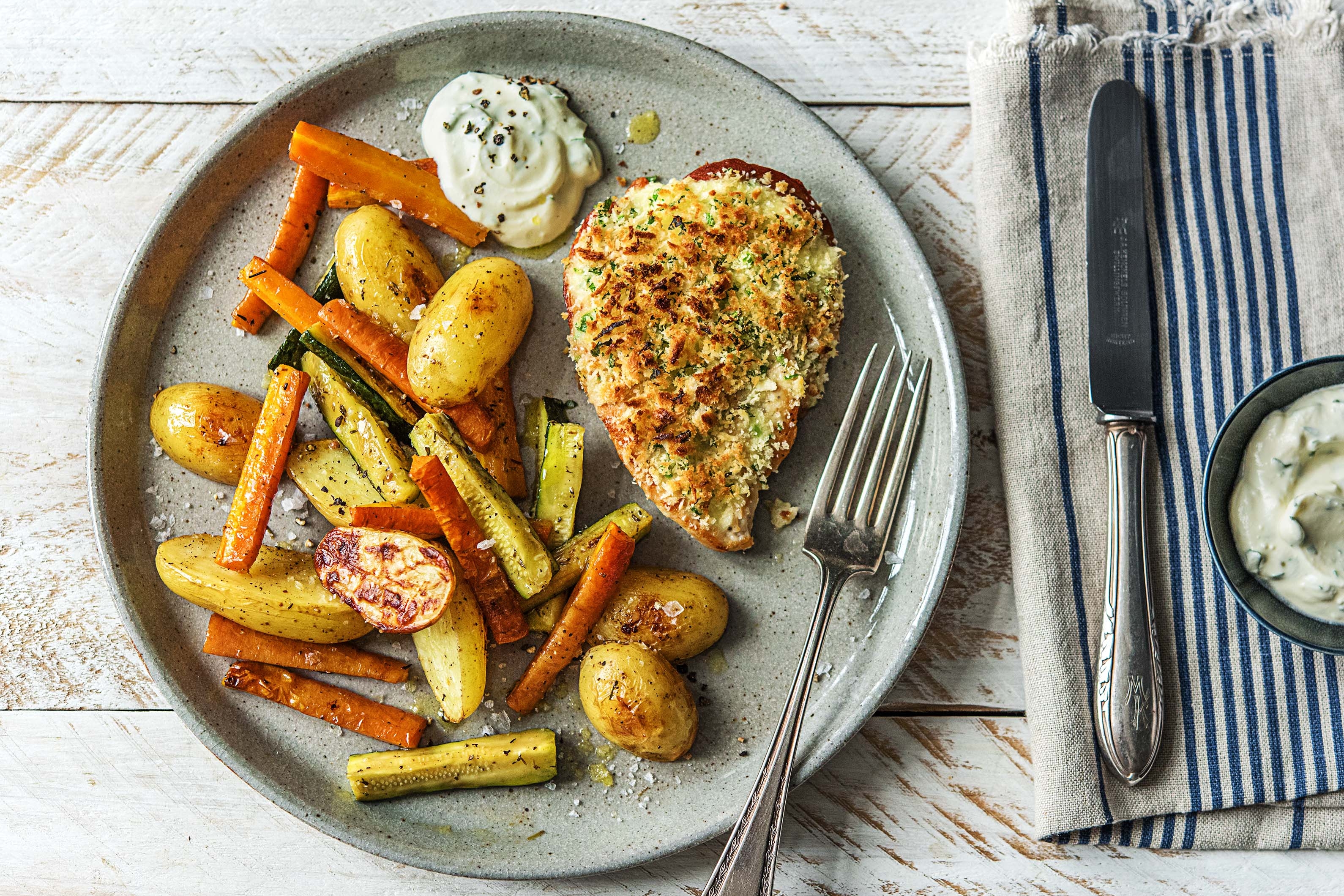 Crunchy Garlic Chicken