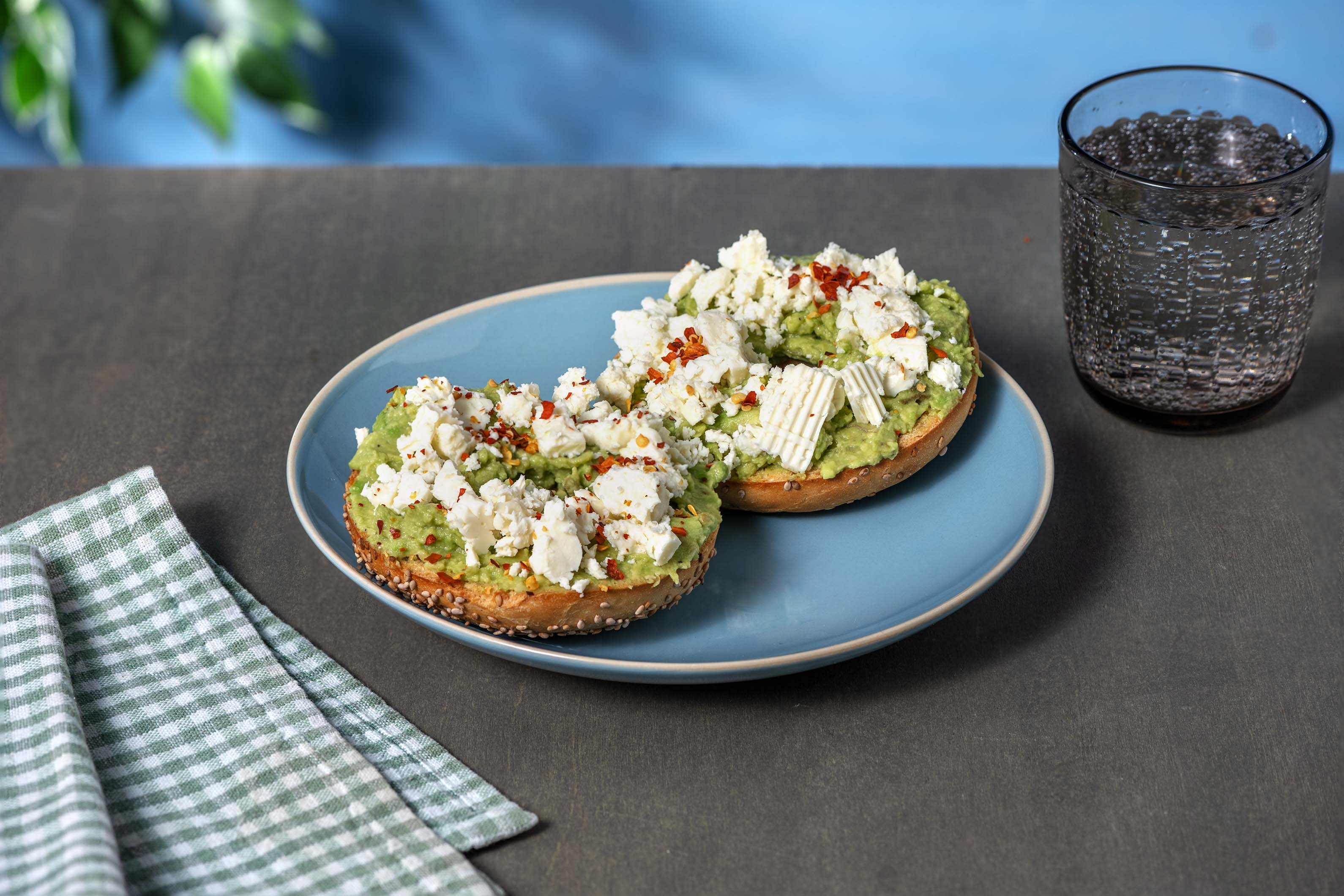 Crushed Avocado Bagel