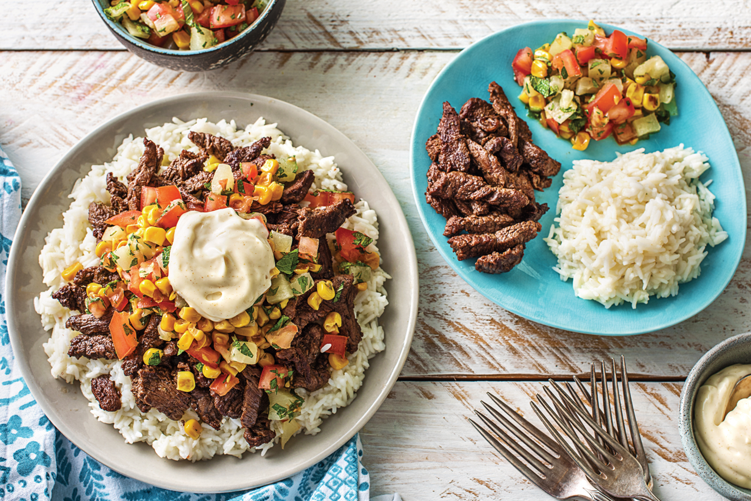 Cuban Beef & Rice Bowl