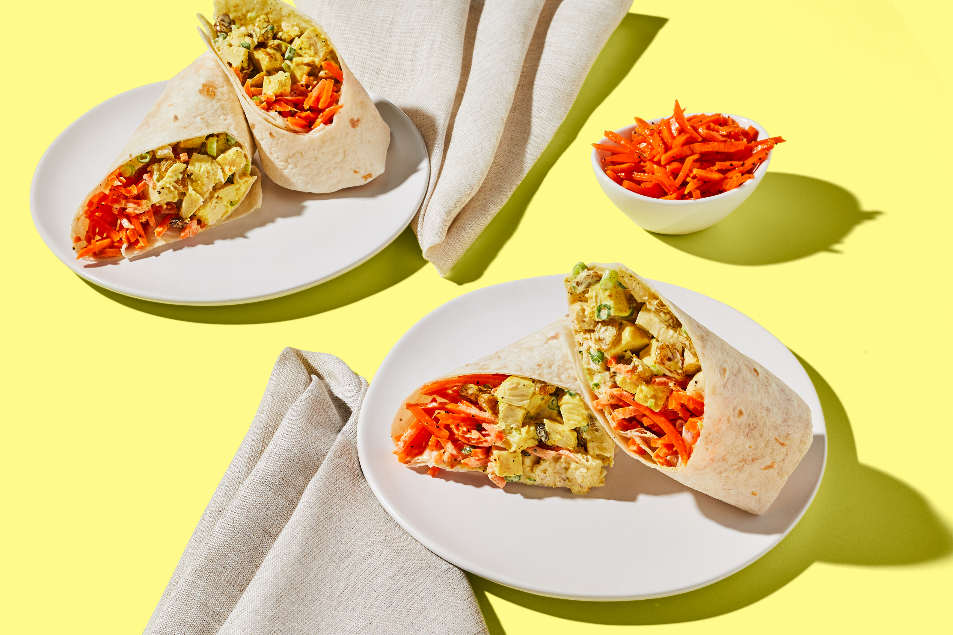 Curried Chicken Salad Wraps