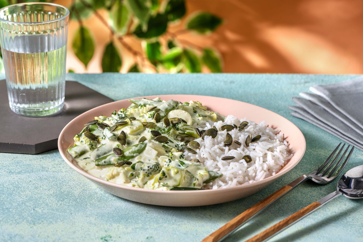 Curry vert végétarien