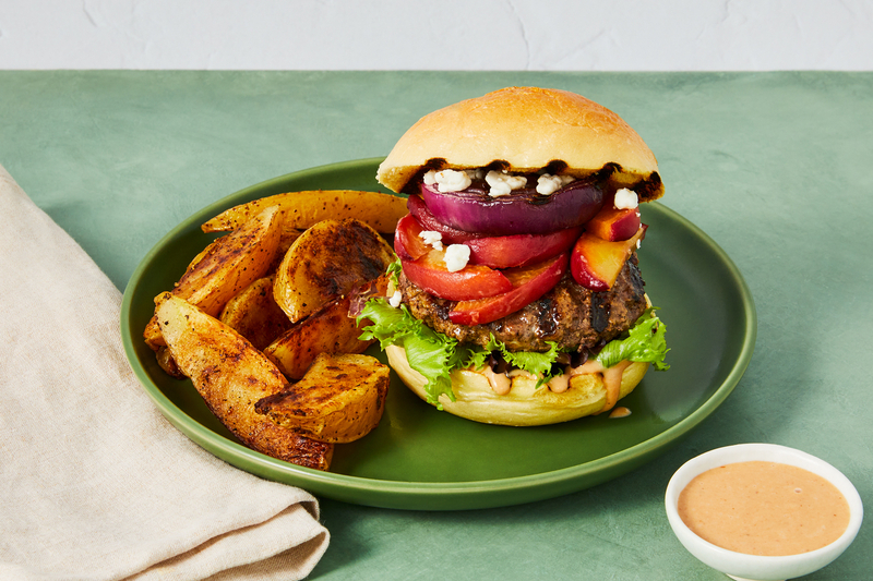 Southern BBQ and Nectarine Burger