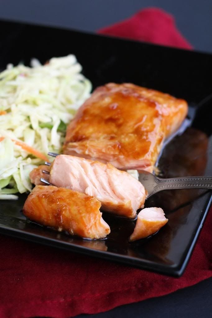 Miso-Mirin Glazed Salmon