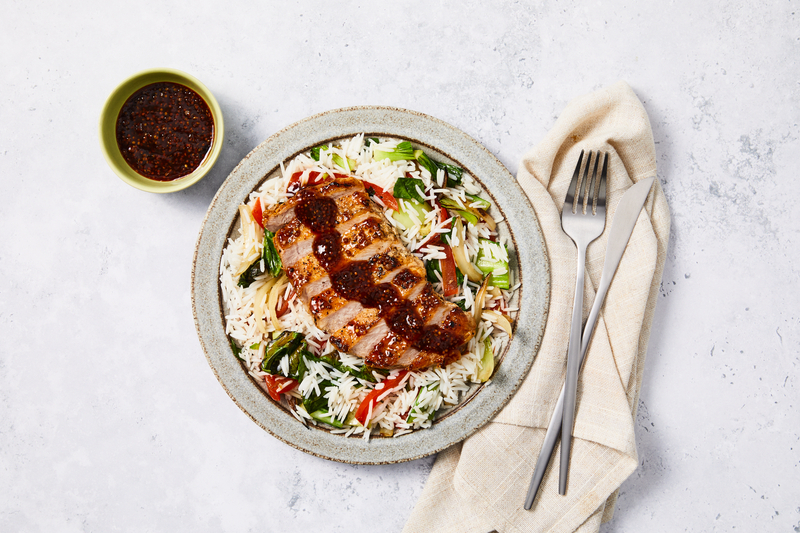 Porc sucré et épicé