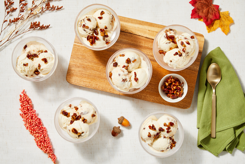 Homemade No-Churn Maple Ice Cream