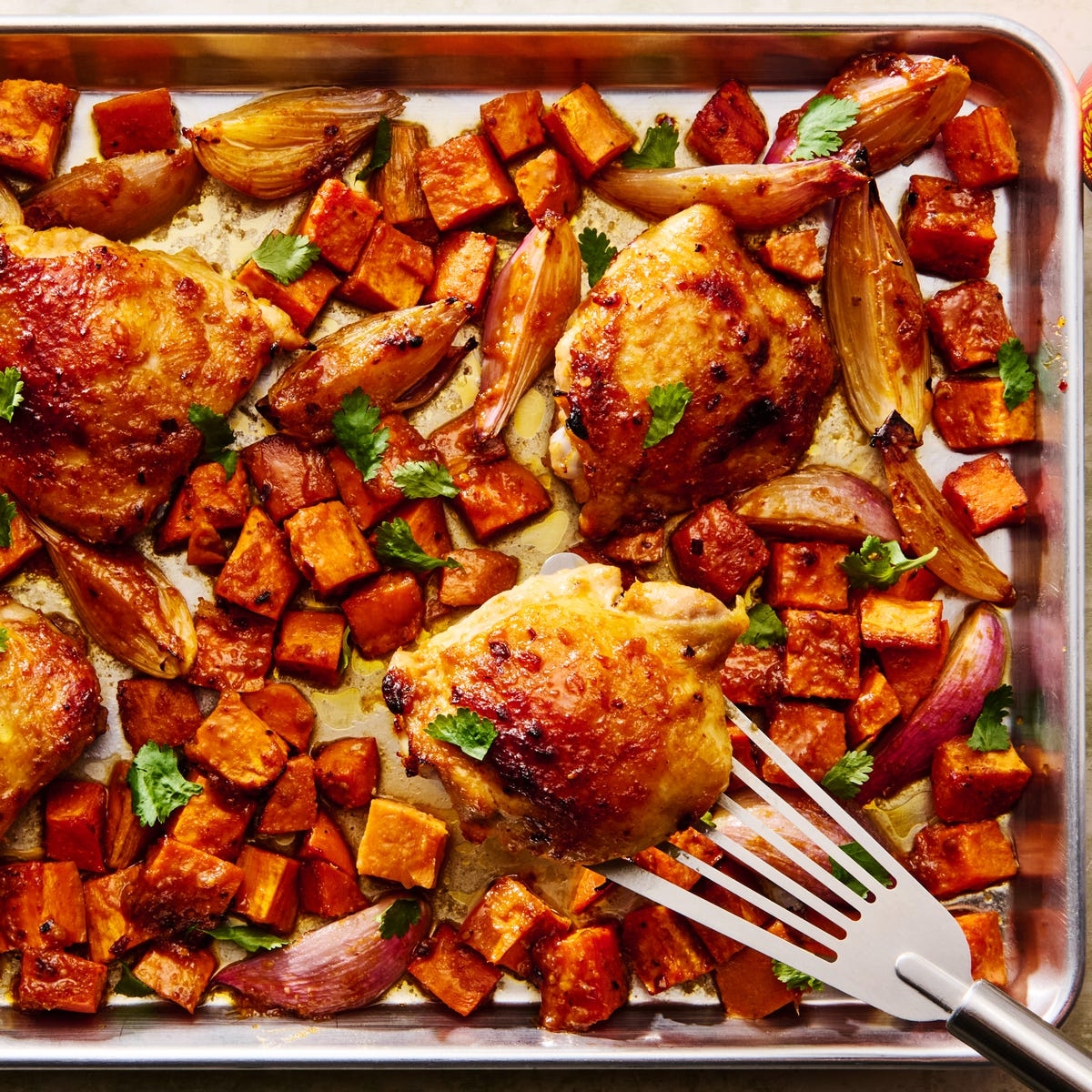 Sheet Pan Maple Miso Chicken 