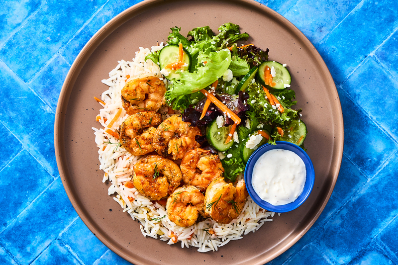 Double crevettes à l’aneth, à l’ail et au beurre