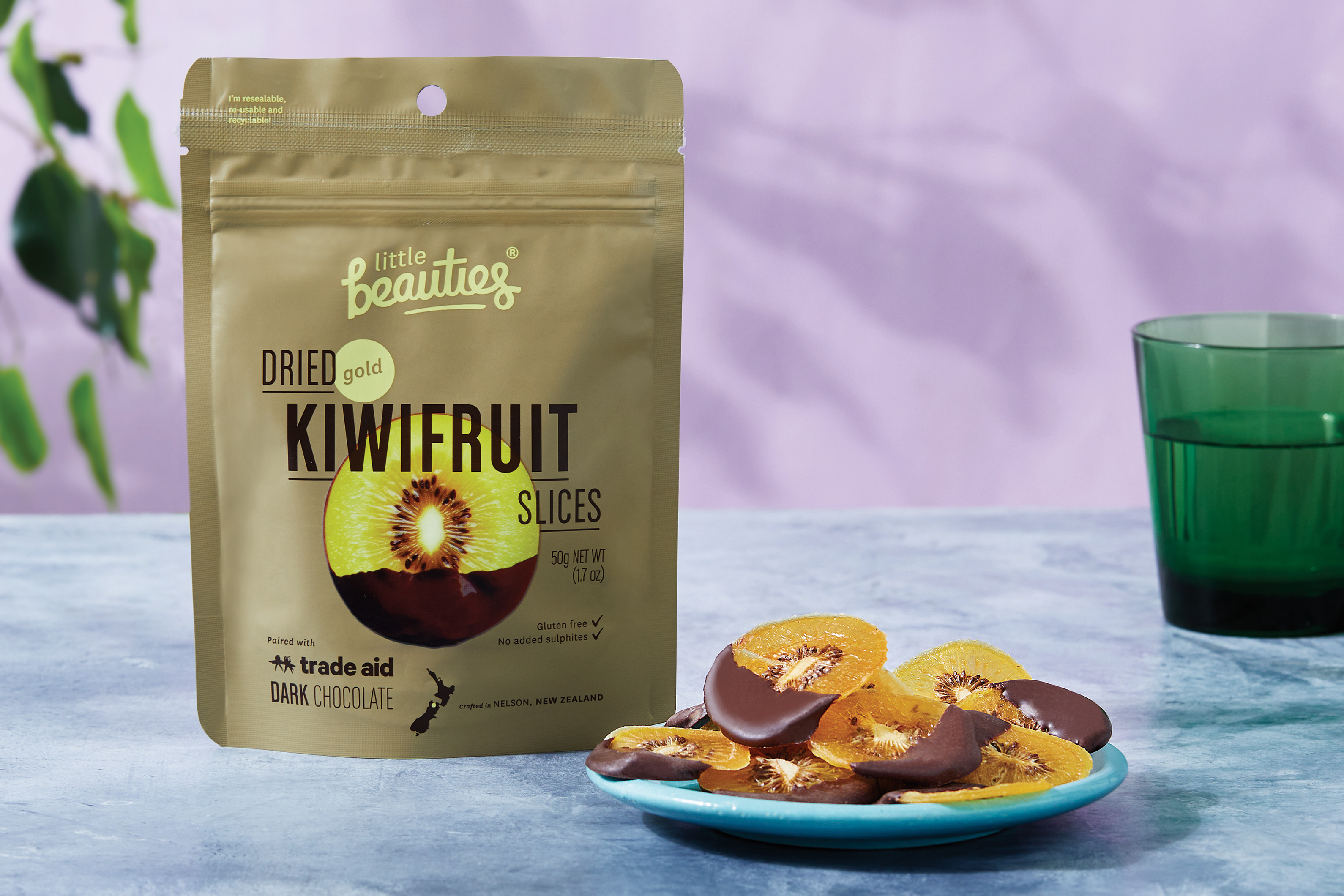 Dried Kiwi with Dark Chocolate