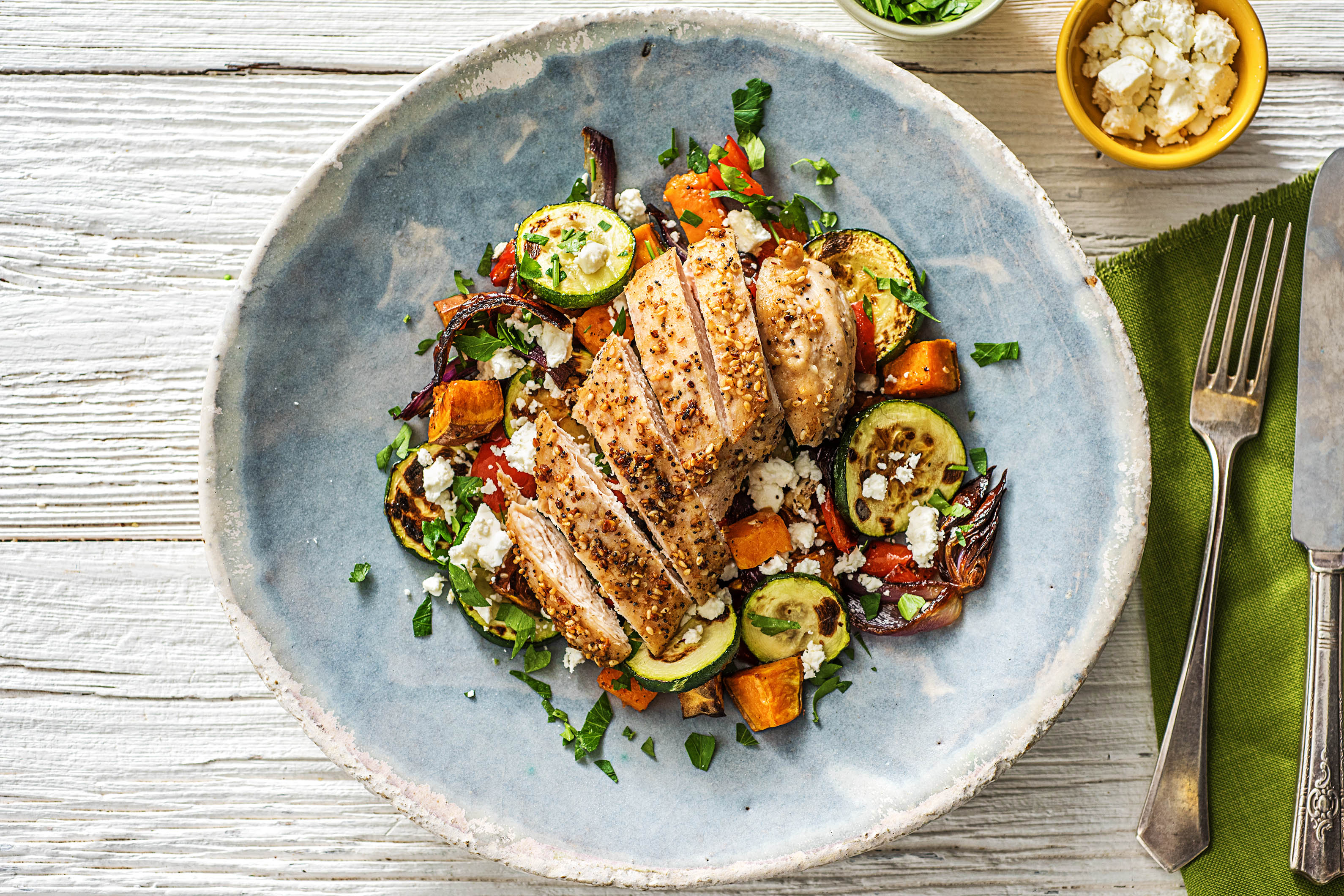 Dukkah Crusted Chicken