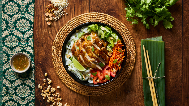 Vietnamese Lemongrass Chicken Breasts with Nuoc Cham