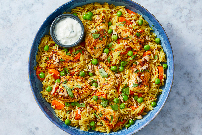 Halloumi and Veggie Biryani