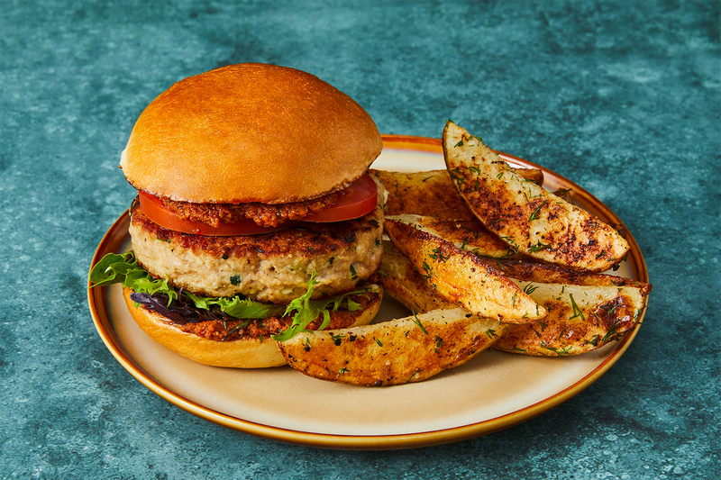 Spinach and Feta Beef Burgers