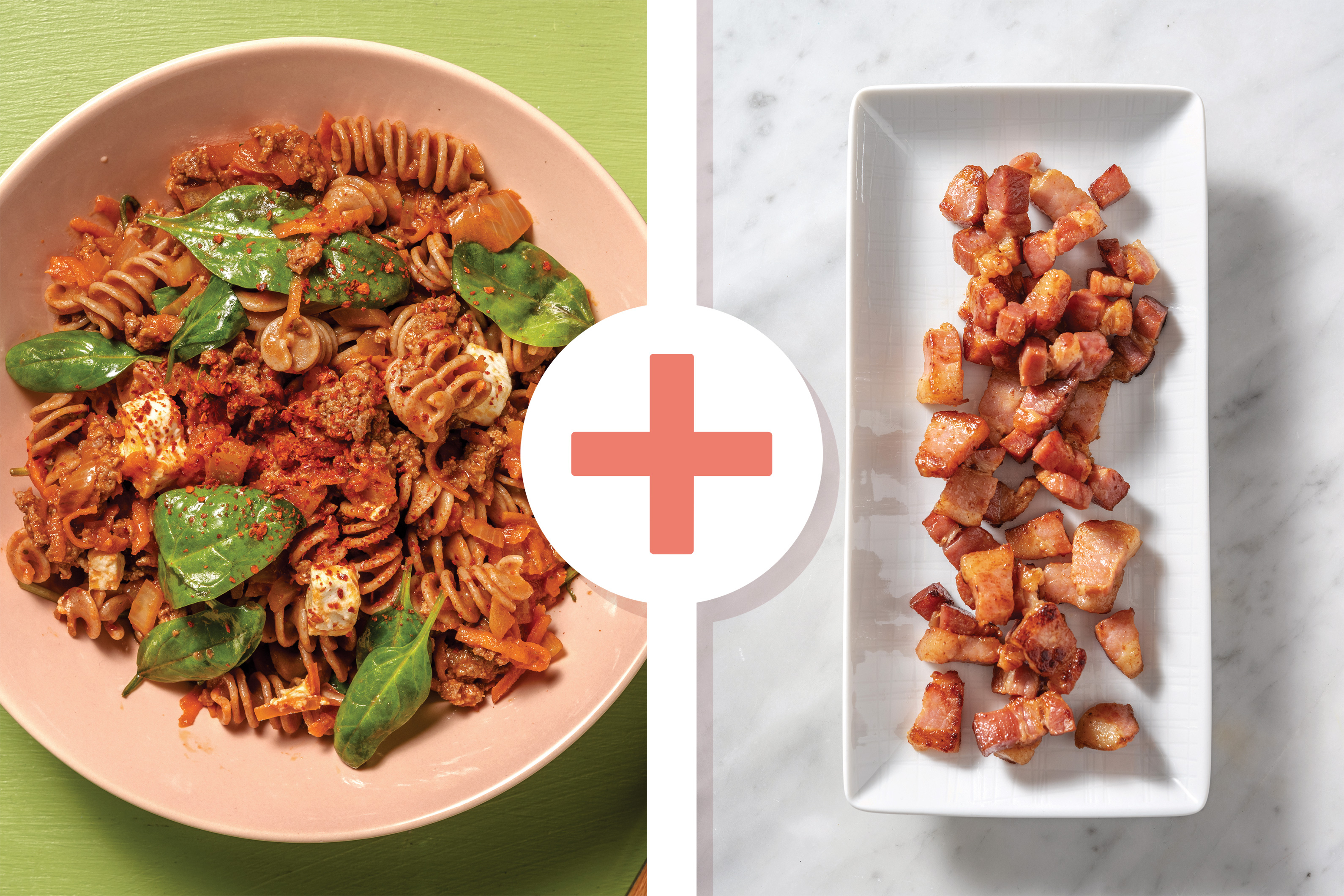 Hearty Beef-Bacon Ragu & Wholemeal Fusilli
