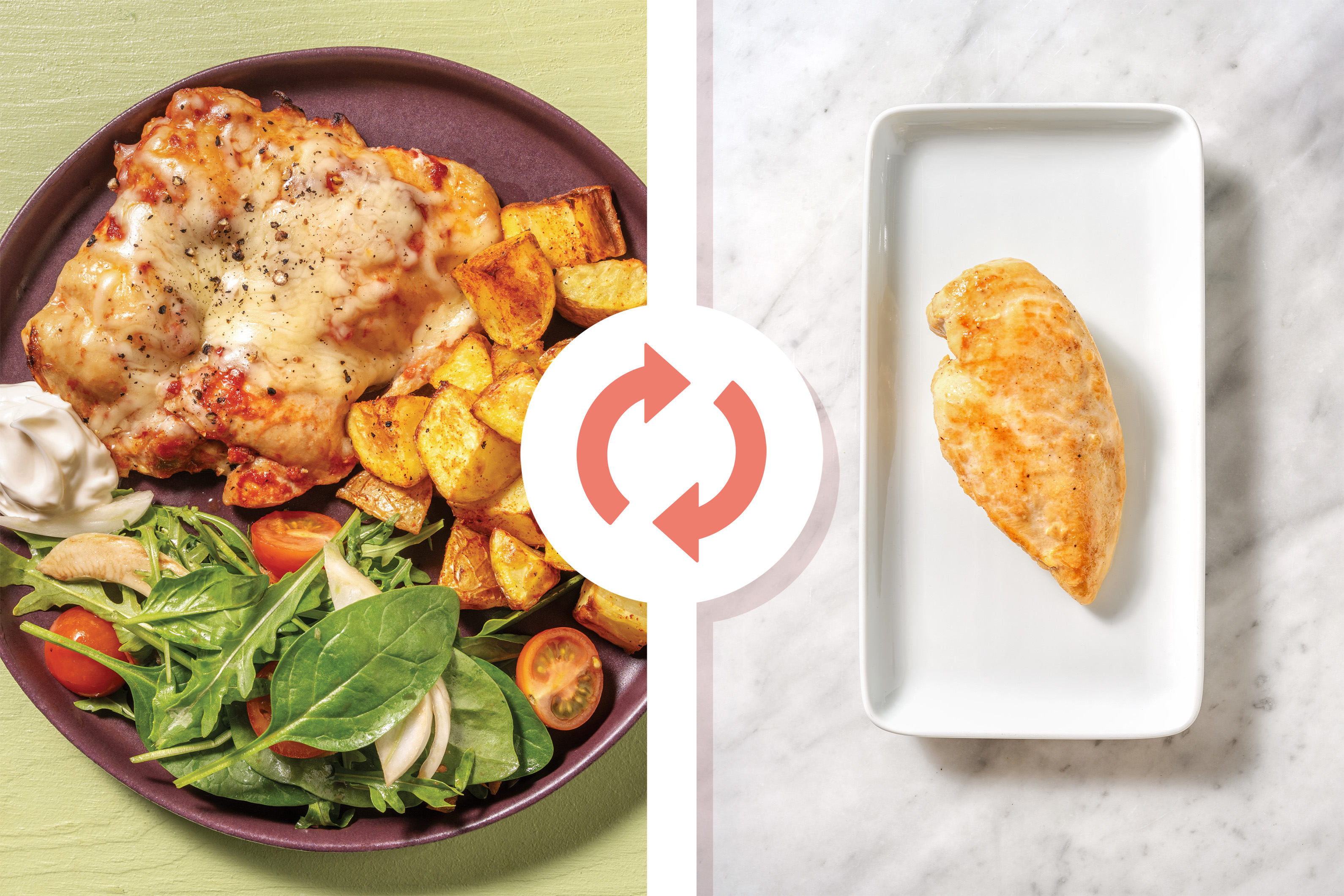 Chicken Traybake & Rocket-Fennel Salad