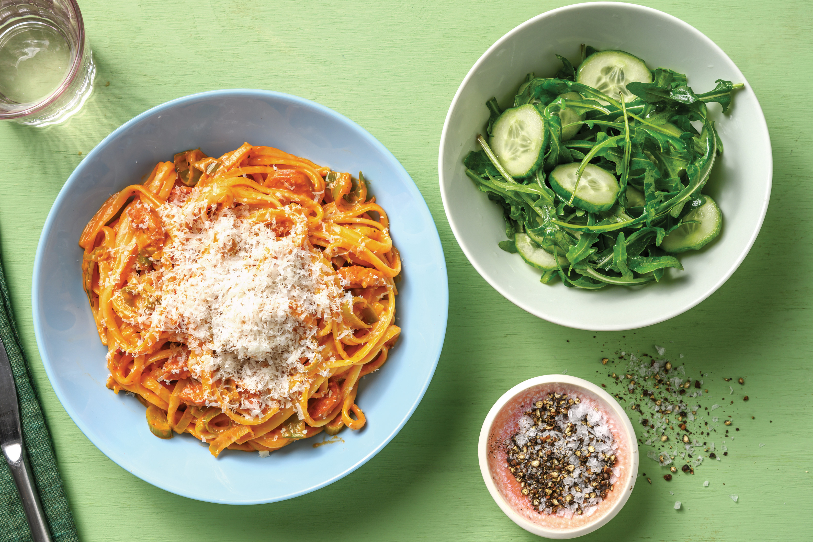 Tomato & Chorizo Linguine