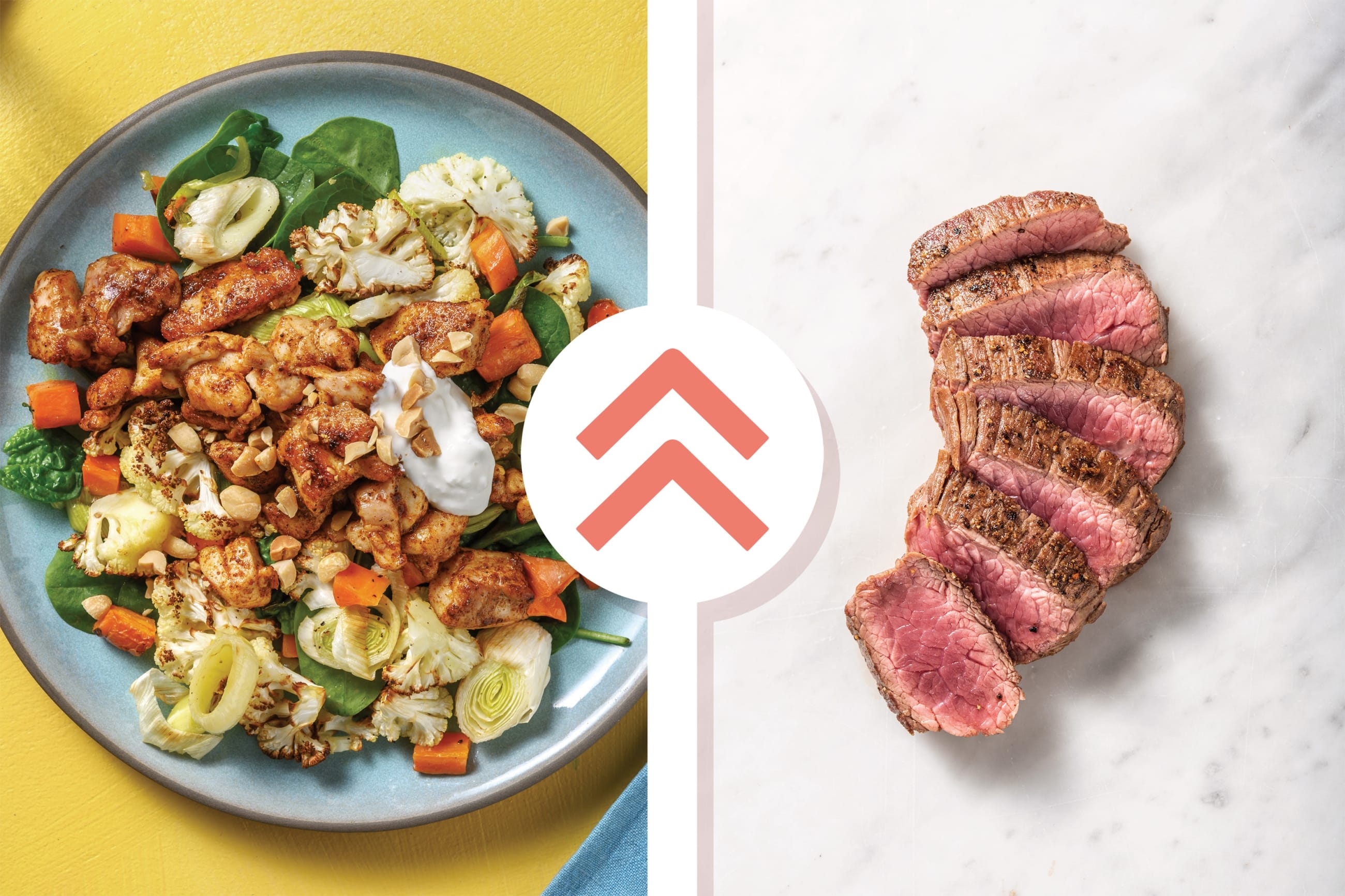 Indian Lamb Rump & Roast Veggie Medley