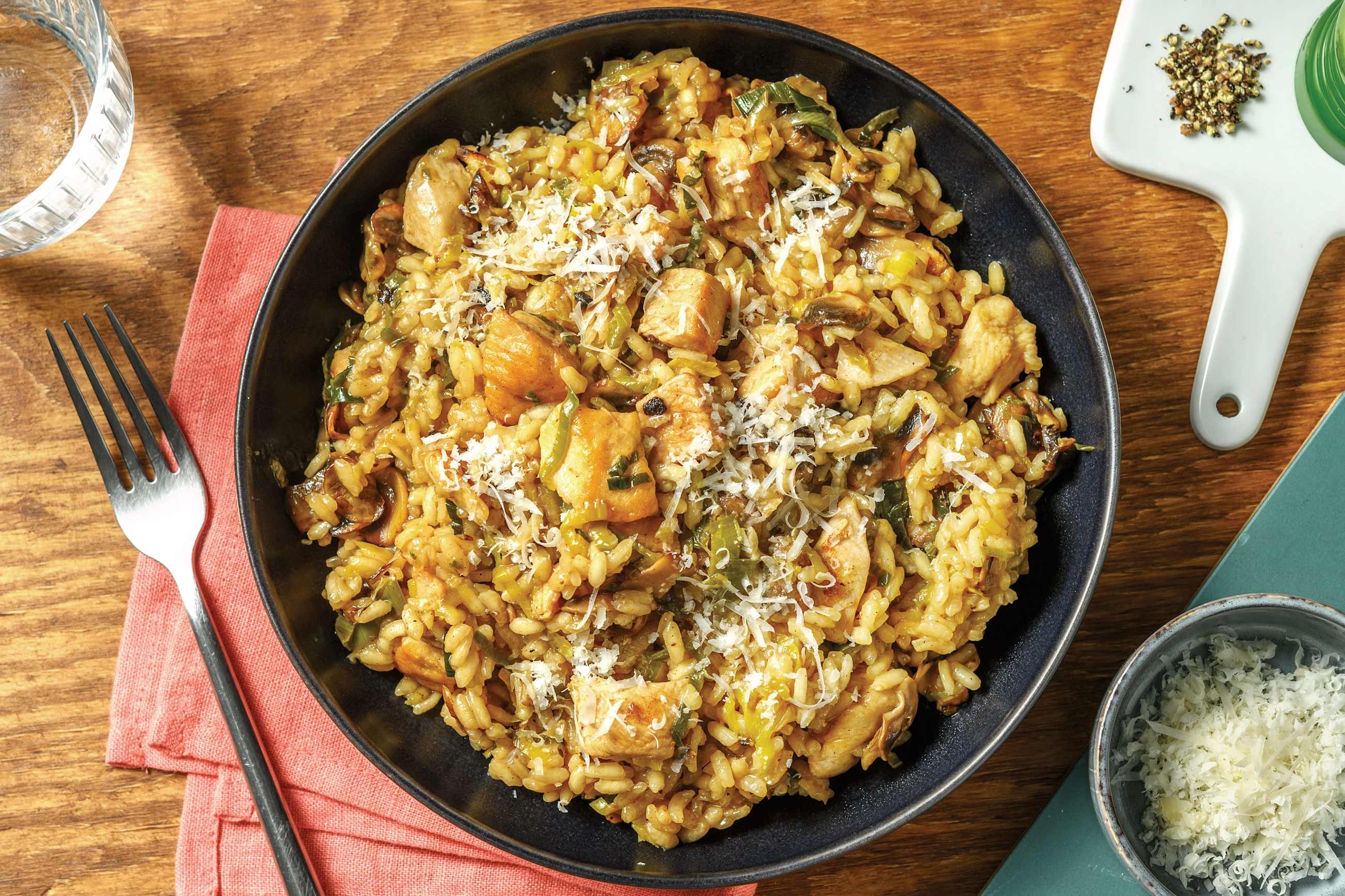 Easy Nan's Baked Chicken & Bacon Risotto