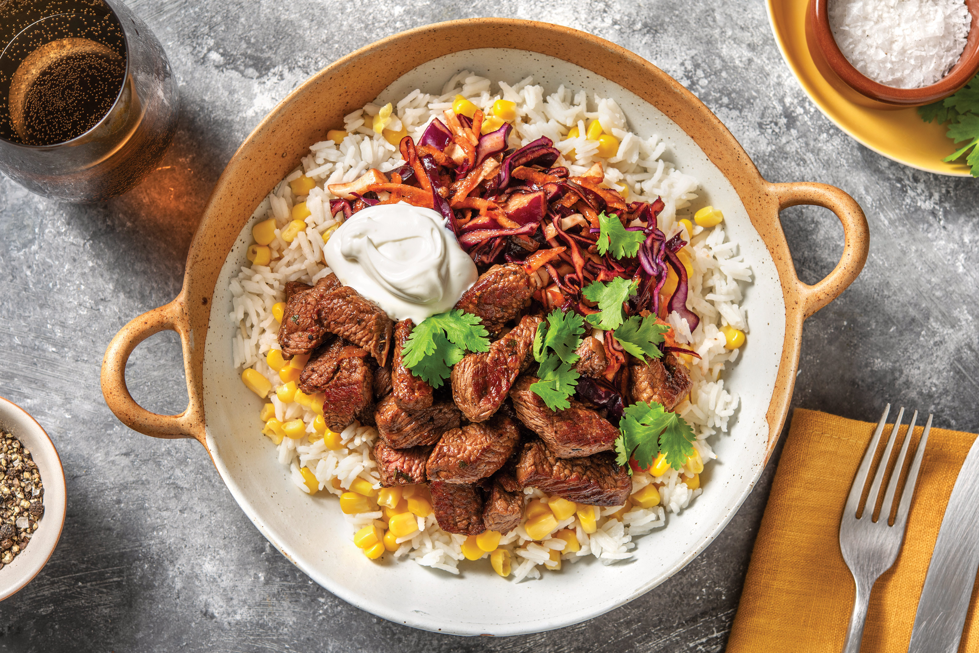 Easy Creole-Style Beef & BBQ Slaw