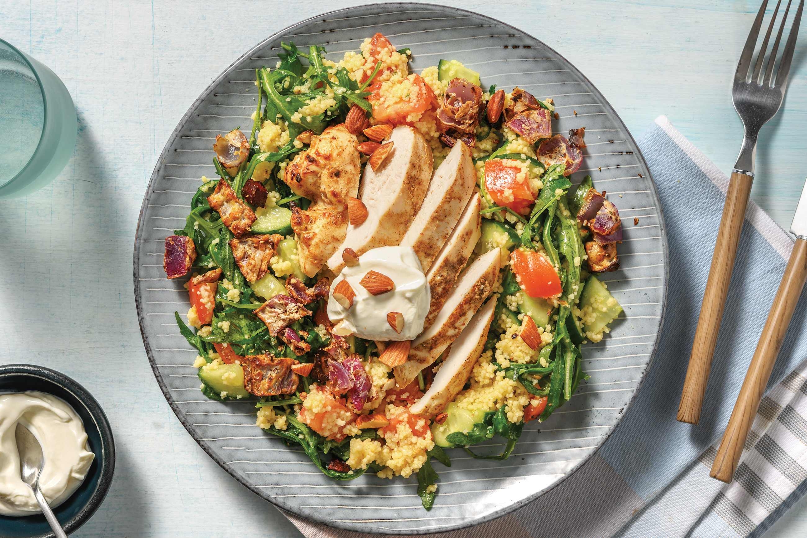 [Easy] NZ Nan's Yoghurt Chicken & Couscous Salad