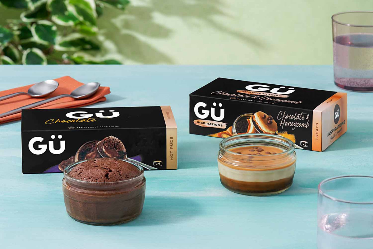 Gü Chocolate & Honeycomb Desserts and Milk Chocolate Mousse Variety Bundle