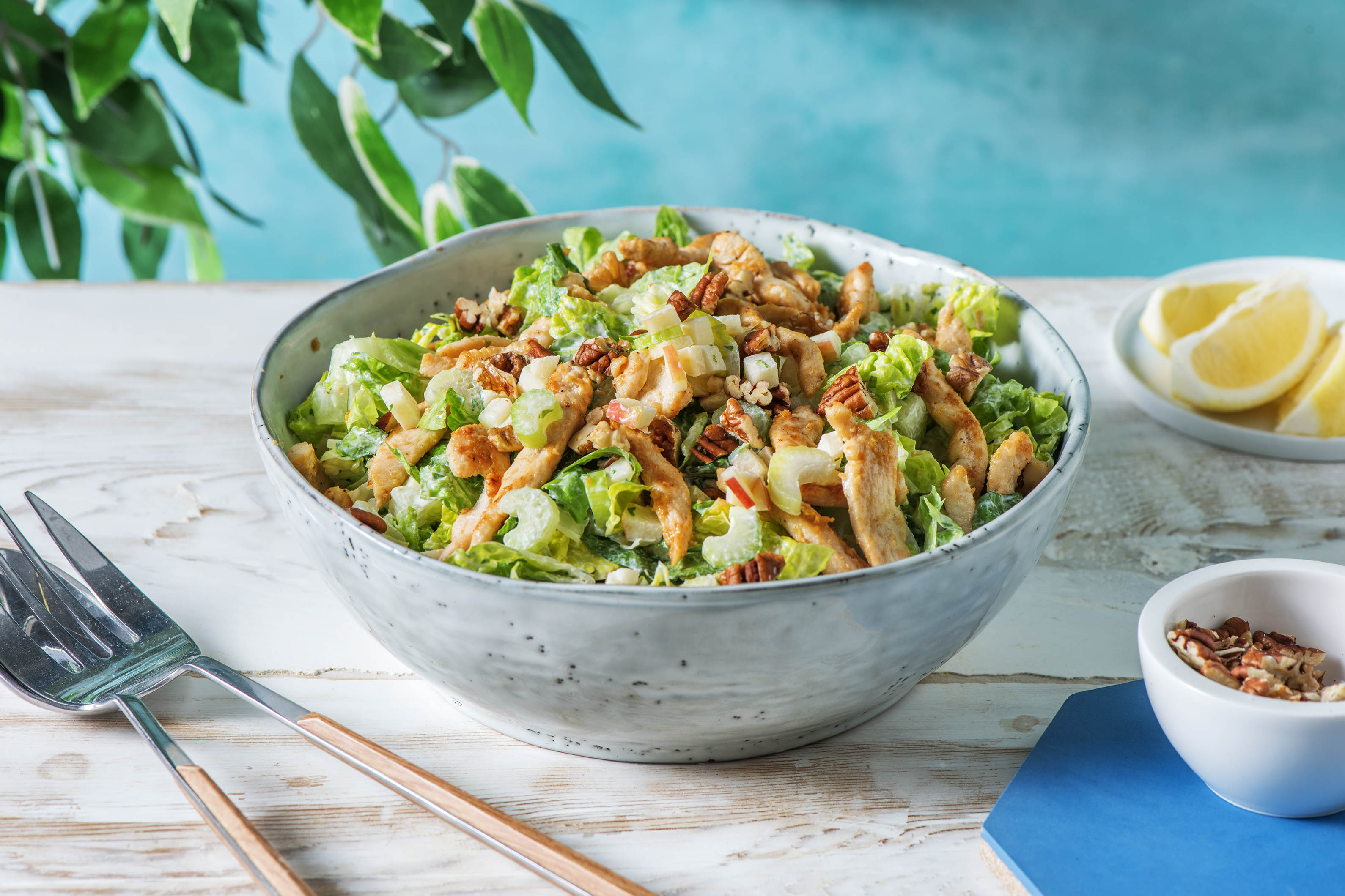 Einfacher Hähnchensalat nach Waldorf-Art