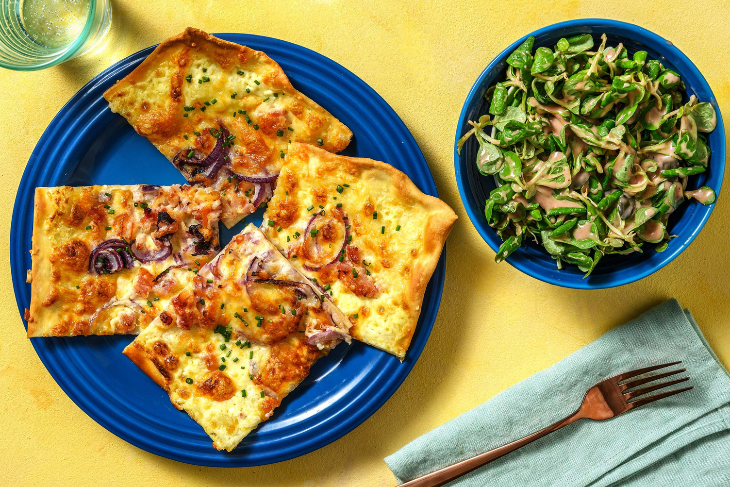 Elsässer Flammkuchen mit Bergjausenkäse