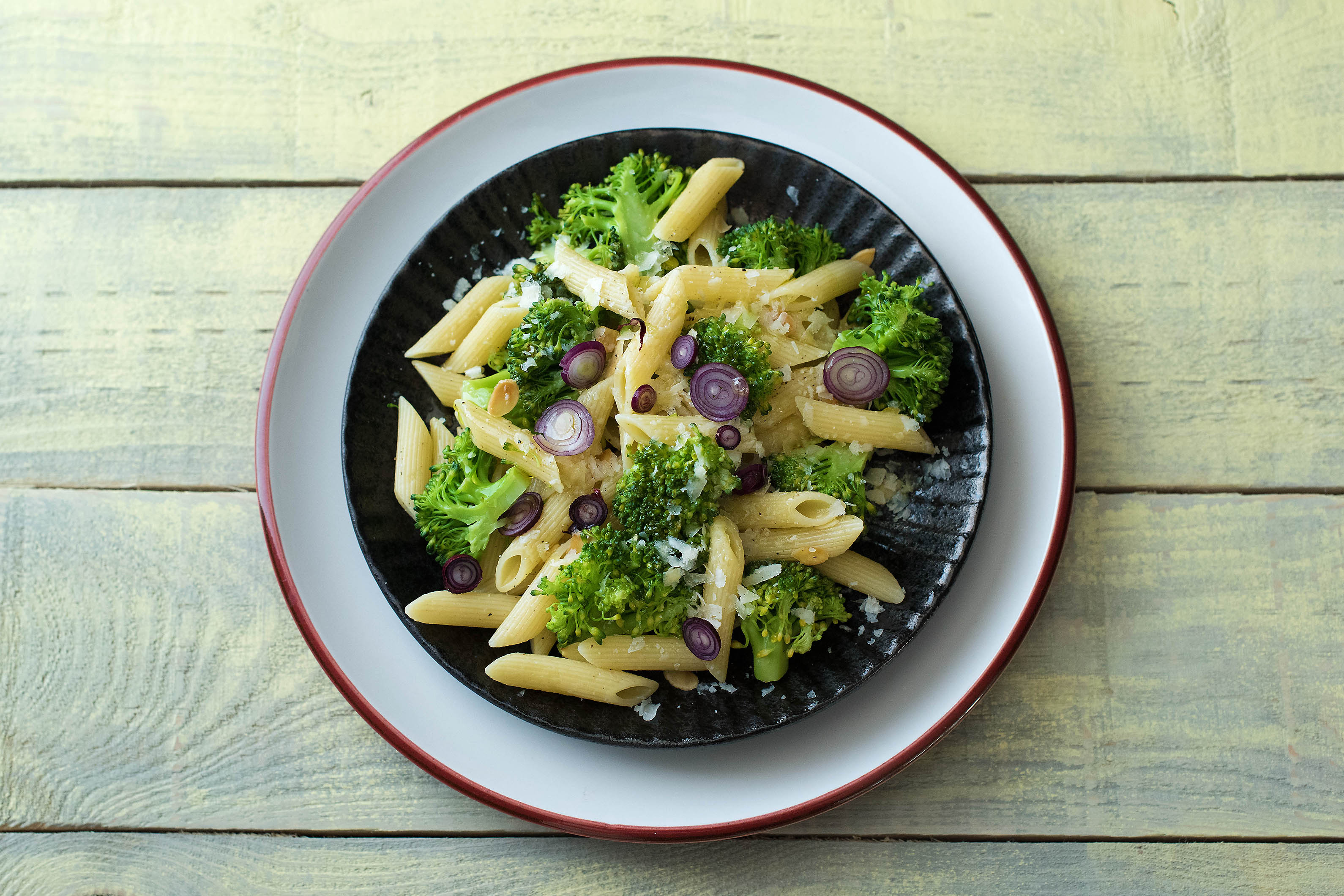 EM-Fieber Italien: Brokkoli-Mandel-Penne