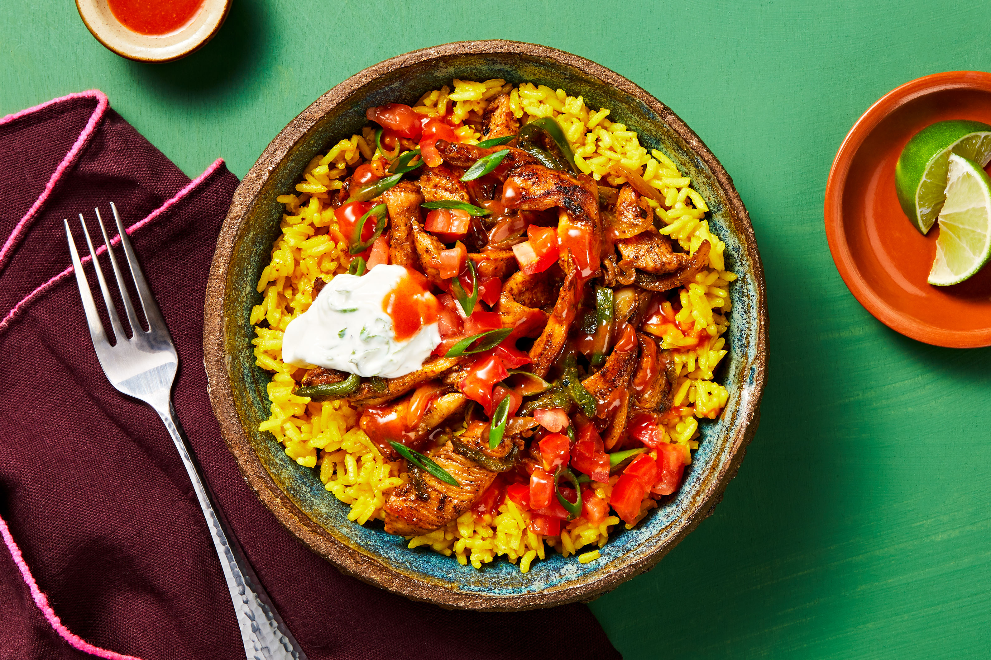 Mexican Chicken and Rice Bowls