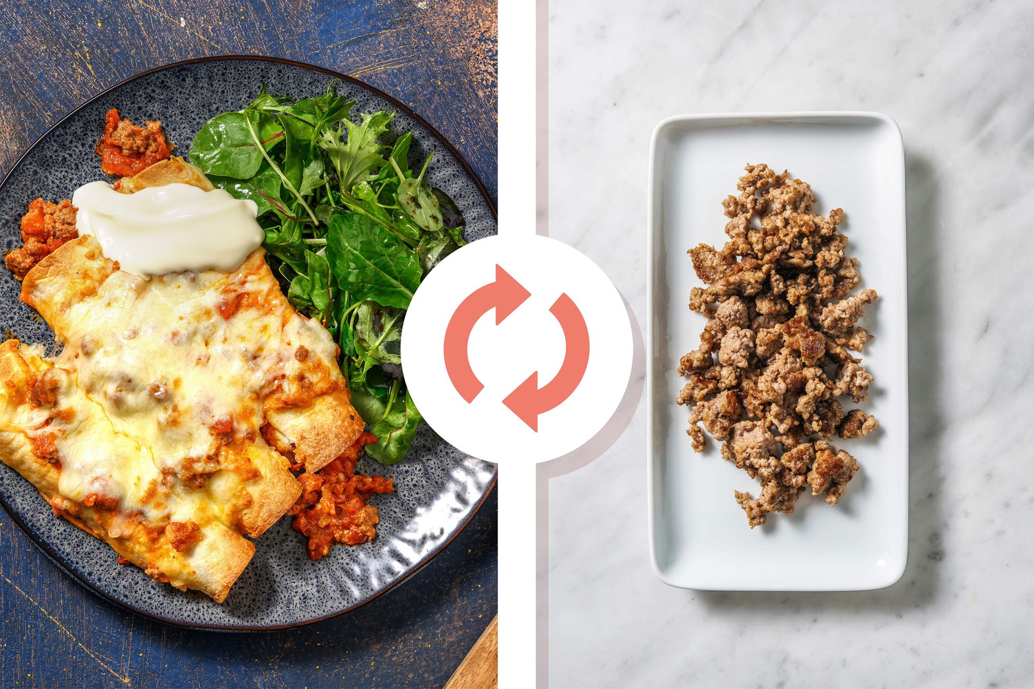 Enchiladas à la dinde et à la ricotta