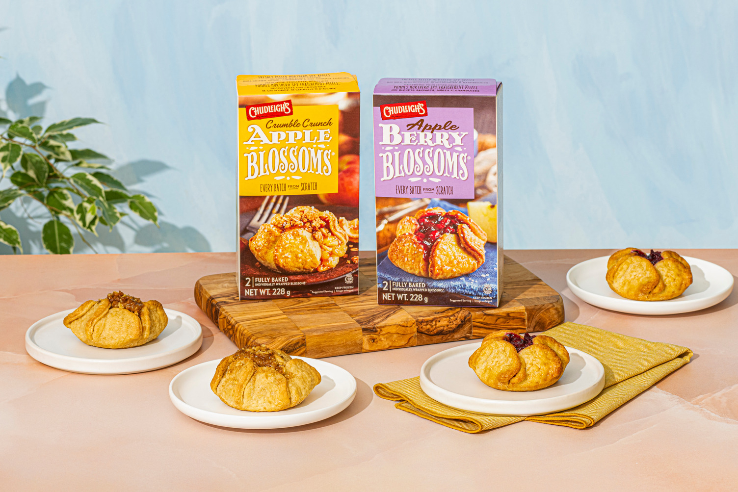 Ensemble de baluchons à la croustade aux pommes et de baluchons aux pommes et aux baies Chudleigh's