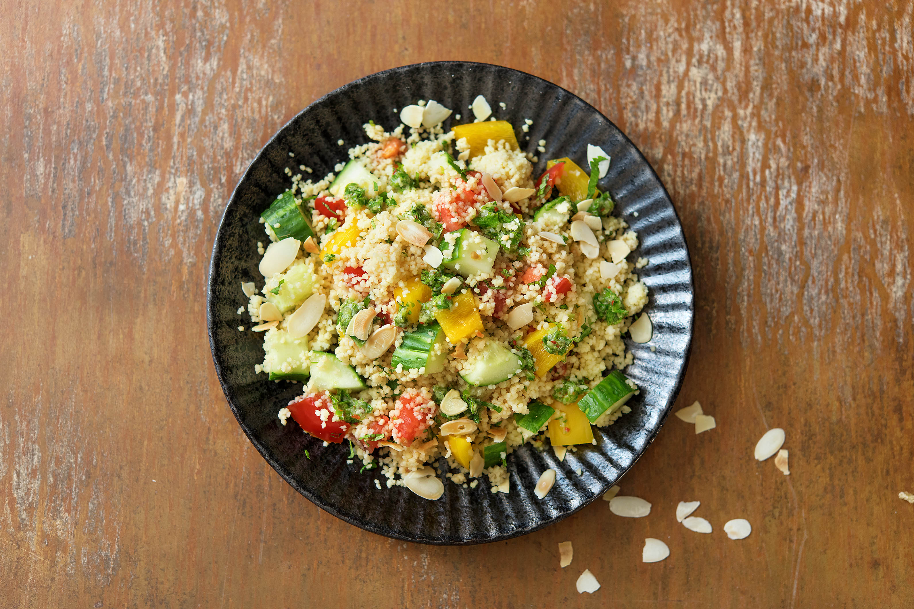 Exotisch: „Chimichurri“-Couscous-Salat