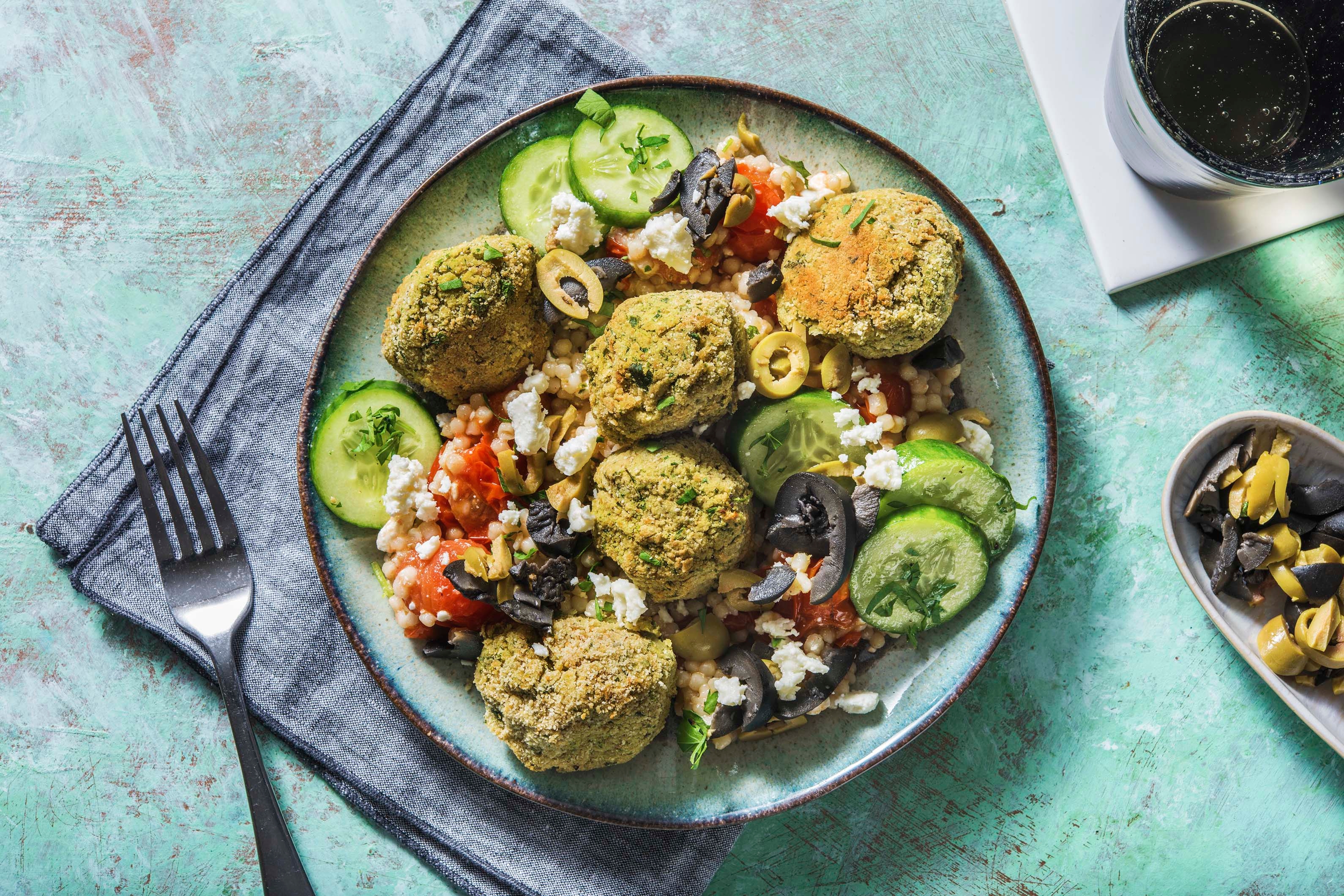 Pâtes style falafel