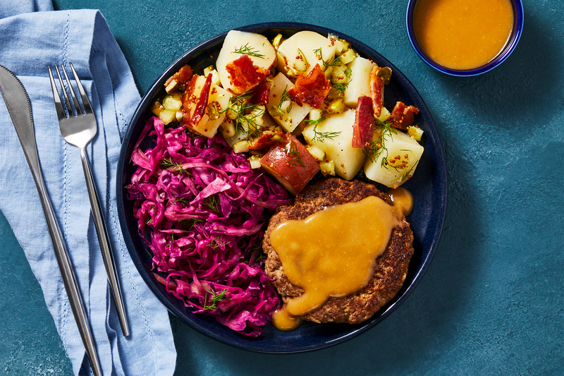 German-Inspired Beef Patties