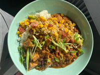 Brazilian pork and bacon feijoada