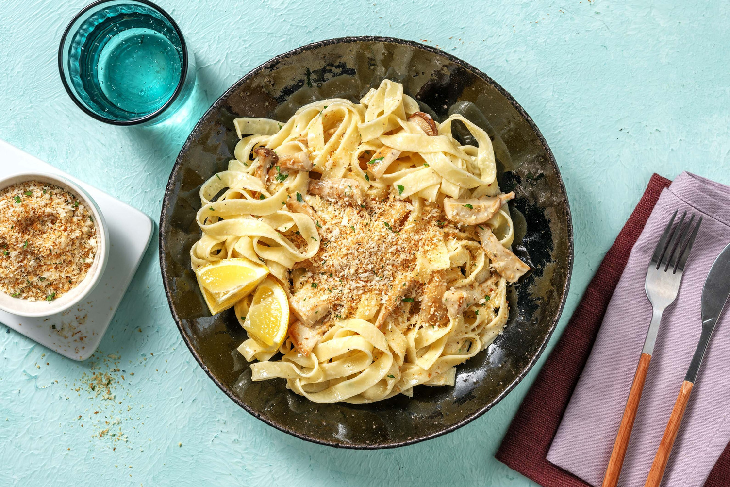 Fettuccine mit Trüffelöl