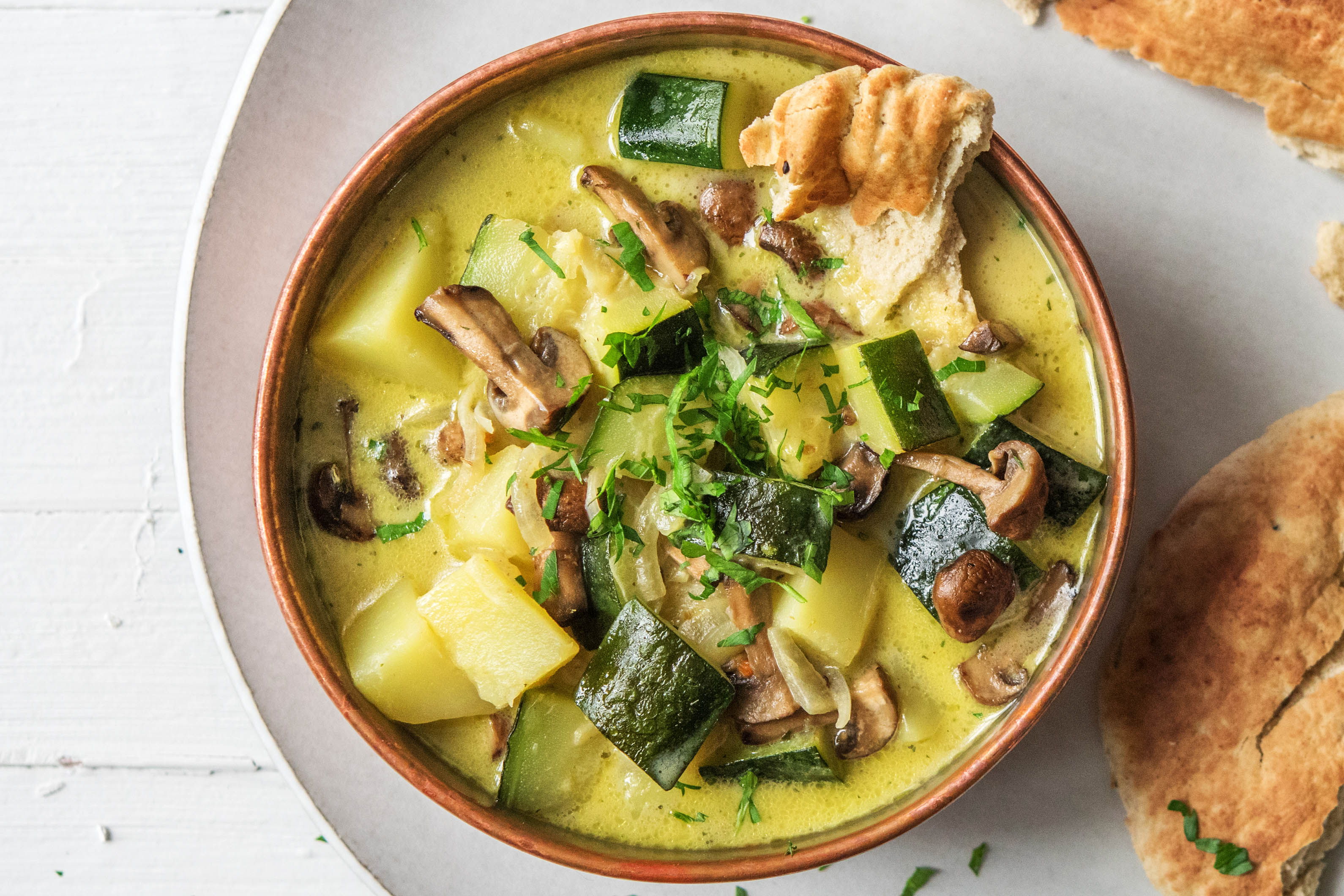 Feuriger Kartoffel-Curry-Topf