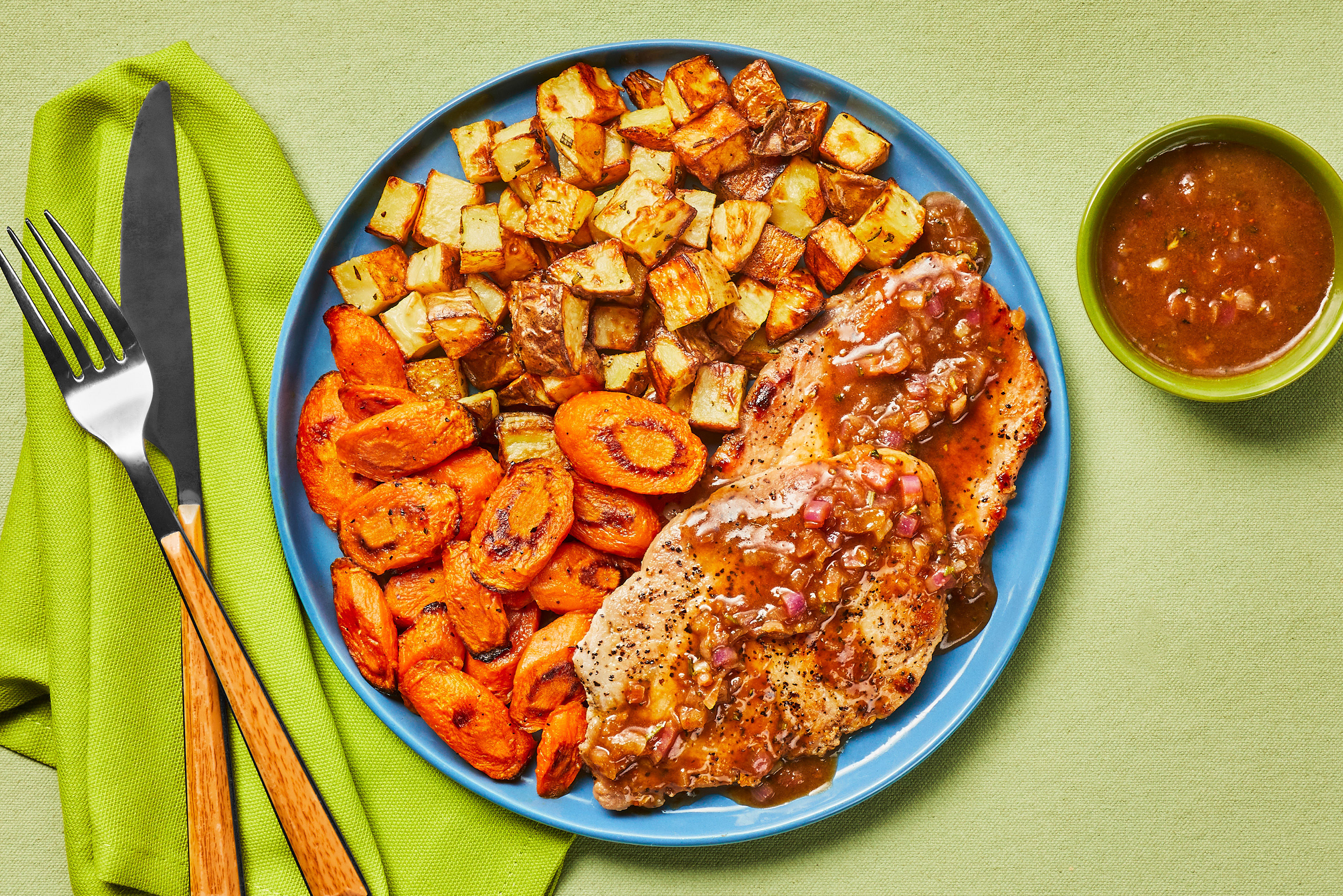 Figgy Balsamic Pork Cutlets