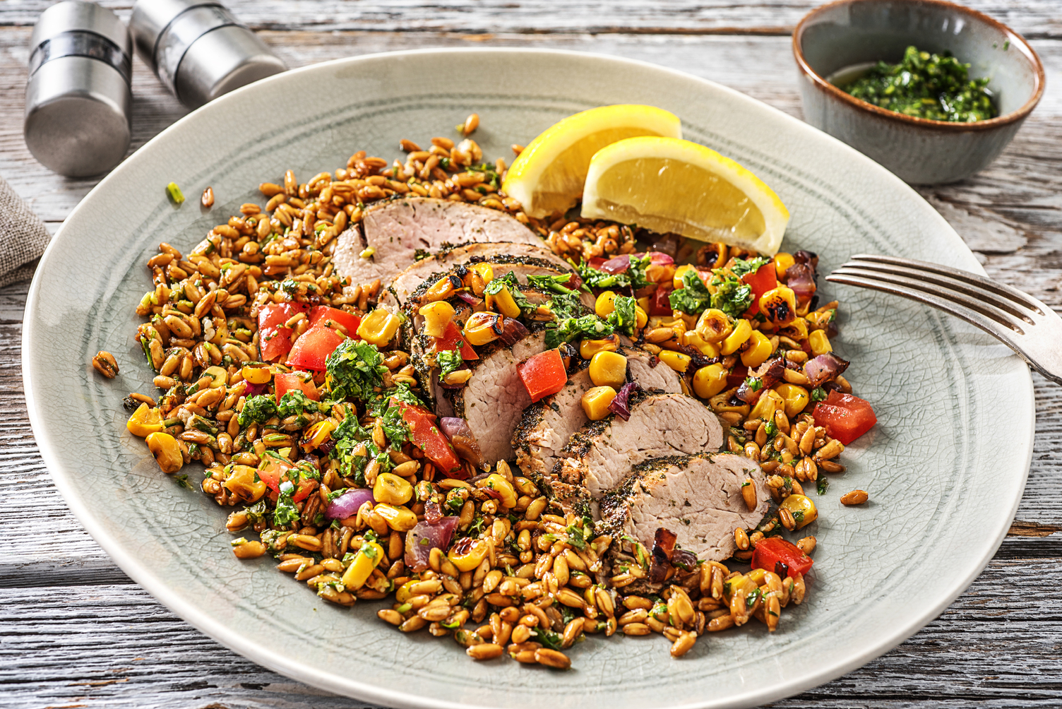 Argentinian Herb-Rubbed Pork Tenderloin