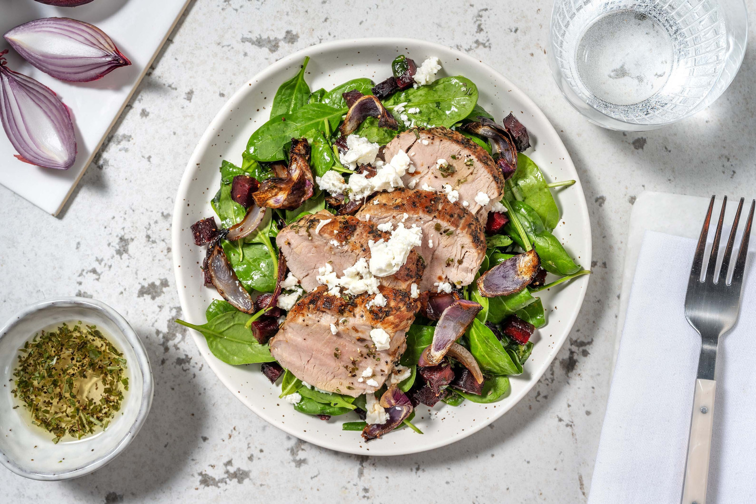 Filet de porc aux herbes