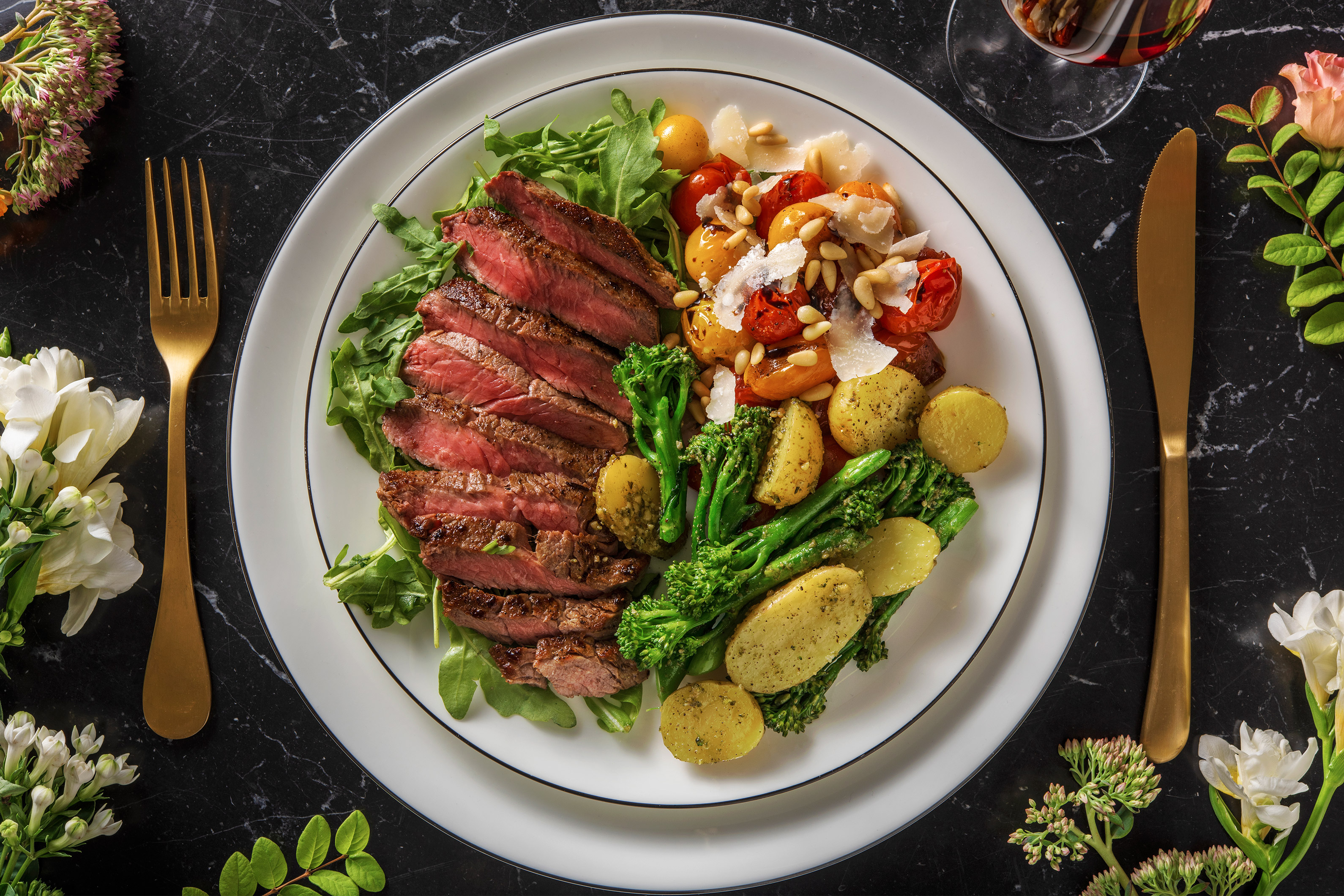Filet mignon tagliata