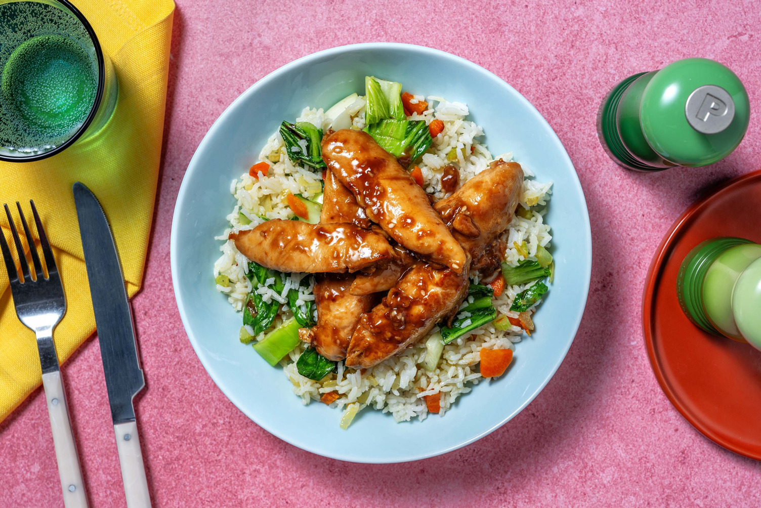 Double filets de poulet au sésame