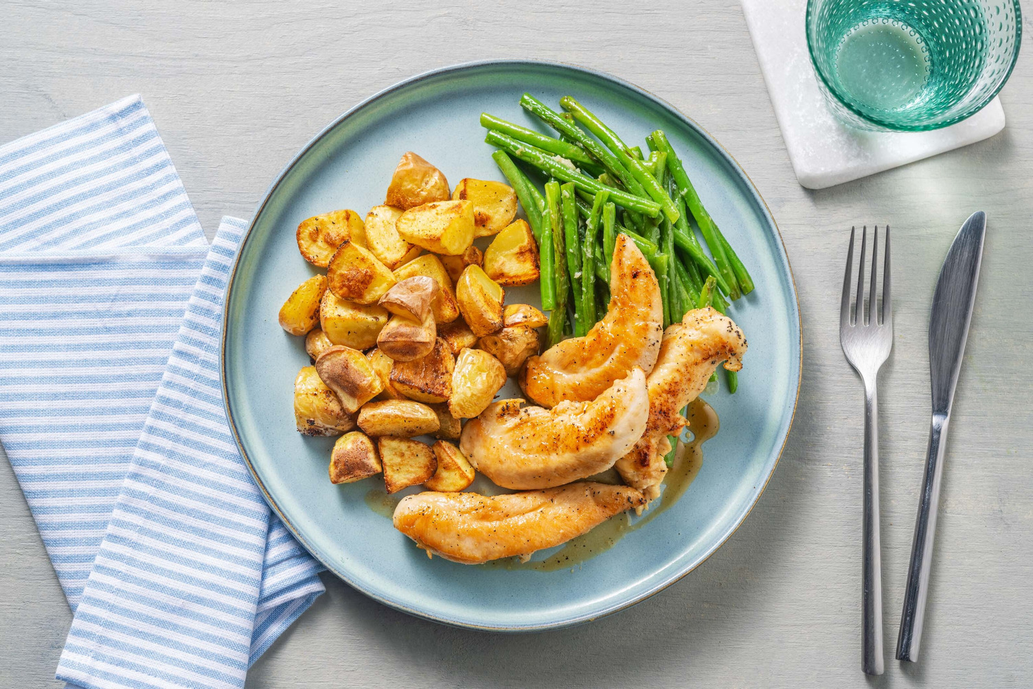 Filets de poulet miel et ail