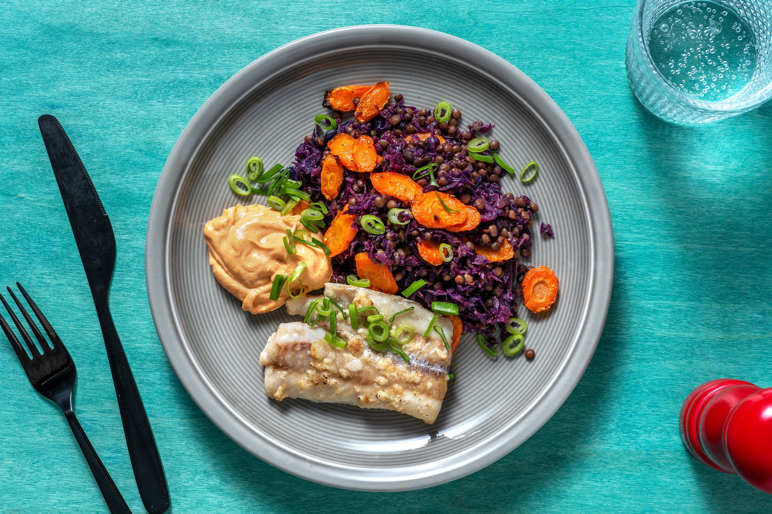 Seelachs in Ingwer-Knoblauch-Marinade